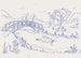 Disney Winnie the Pooh Blue Ink Wall Mural DX7 235 | Yourdecoration.co.uk