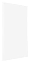 Evry Plastic Photo Frame 18x24cm White High Gloss Front Oblique | Yourdecoration.co.uk