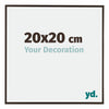 Evry Plastic Photo Frame 20x20cm Anthracite Front Size | Yourdecoration.co.uk