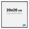 Evry Plastic Photo Frame 20x20cm Black High Gloss Front Size | Yourdecoration.co.uk