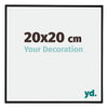Evry Plastic Photo Frame 20x20cm Black Matt Front Size | Yourdecoration.co.uk