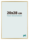 Evry Plastic Photo Frame 20x28cm Gold Front Size | Yourdecoration.co.uk