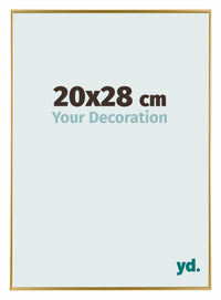 Evry Plastic Photo Frame 20x28cm Gold Front Size | Yourdecoration.co.uk