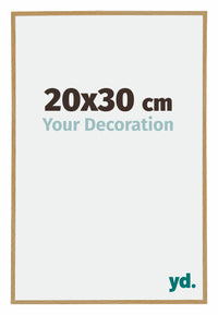 Evry Plastic Photo Frame 20x30cm Beech Light Front Size | Yourdecoration.co.uk