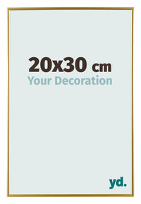 Evry Plastic Photo Frame 20x30cm Gold Front Size | Yourdecoration.co.uk