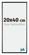 Evry Plastic Photo Frame 20x40cm Black High Gloss Front Size | Yourdecoration.co.uk