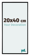 Evry Plastic Photo Frame 20x40cm Black Matt Front Size | Yourdecoration.co.uk