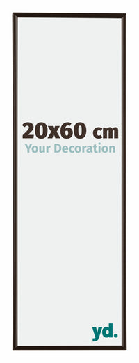 Evry Plastic Photo Frame 20x60cm Anthracite Front Size | Yourdecoration.co.uk