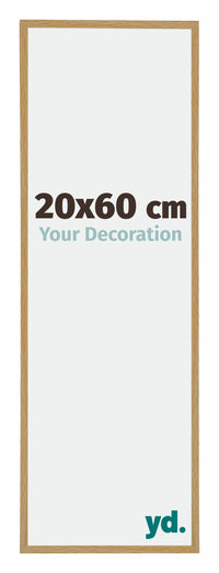 Evry Plastic Photo Frame 20x60cm Beech Light Front Size | Yourdecoration.co.uk
