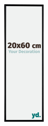 Evry Plastic Photo Frame 20x60cm Black Matt Front Size_ | Yourdecoration.co.uk