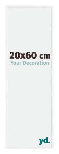 Evry Plastic Photo Frame 20x60cm White High Gloss Front Size | Yourdecoration.co.uk