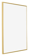 Evry Plastic Photo Frame 24x30cm Gold Front Oblique | Yourdecoration.co.uk