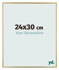 Evry Plastic Photo Frame 24x30cm Gold Front Size | Yourdecoration.co.uk