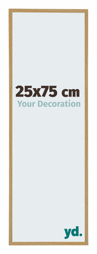 Evry Plastic Photo Frame 25x75cm Beech Light Front Size | Yourdecoration.co.uk