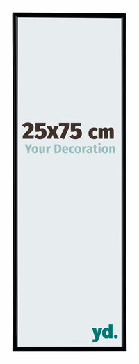 Evry Plastic Photo Frame 25x75cm Black Matt Front Size | Yourdecoration.co.uk