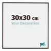 Evry Plastic Photo Frame 30x30cm Anthracite Front Size | Yourdecoration.co.uk