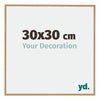 Evry Plastic Photo Frame 30x30cm Beech Light Front Size | Yourdecoration.co.uk