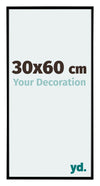 Evry Plastic Photo Frame 30x60cm Black Matt Front Size | Yourdecoration.co.uk