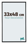 Evry Plastic Photo Frame 33x48cm Black Matt Front Size | Yourdecoration.co.uk