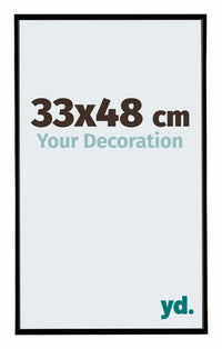 Evry Plastic Photo Frame 33x48cm Black Matt Front Size | Yourdecoration.co.uk