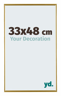 Evry Plastic Photo Frame 33x48cm Gold Front Size | Yourdecoration.co.uk
