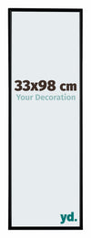 Evry Plastic Photo Frame 33x98cm Black Matt Front Size | Yourdecoration.co.uk