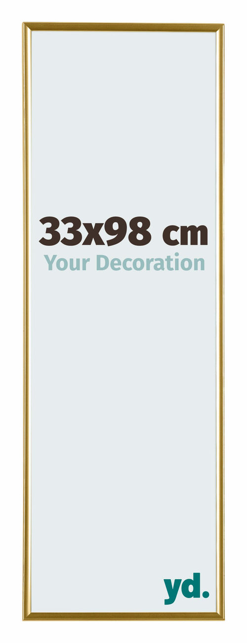 Evry Plastic Photo Frame 33x98cm Gold Front Size | Yourdecoration.co.uk