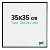 Evry Plastic Photo Frame 35x35cm Black Matt Front Size | Yourdecoration.co.uk