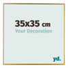 Evry Plastic Photo Frame 35x35cm Gold Front Size | Yourdecoration.co.uk