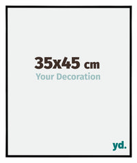 Evry Plastic Photo Frame 35x45cm Black Matt Front Size | Yourdecoration.co.uk