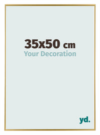 Evry Plastic Photo Frame 35x50cm Gold Front Size | Yourdecoration.co.uk