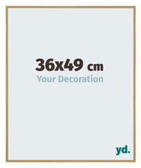 Evry Plastic Photo Frame 36x49cm Beech Light Front Size | Yourdecoration.co.uk