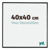 Evry Plastic Photo Frame 40x40cm Black High Gloss Front Size | Yourdecoration.co.uk