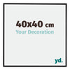 Evry Plastic Photo Frame 40x40cm Black Matt Front Size | Yourdecoration.co.uk