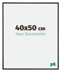 Evry Plastic Photo Frame 40x50cm Black Matt Front Size | Yourdecoration.co.uk