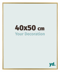 Evry Plastic Photo Frame 40x50cm Gold Front Size | Yourdecoration.co.uk