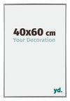 Evry Plastic Photo Frame 40x60cm Silver Front Size | Yourdecoration.co.uk