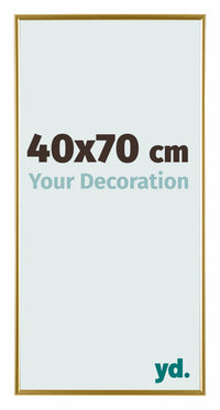Evry Plastic Photo Frame 40x70cm Gold Front Size | Yourdecoration.co.uk