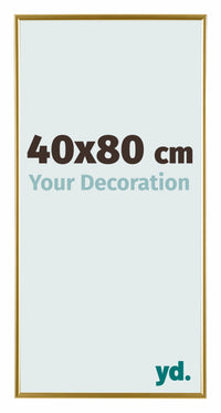 Evry Plastic Photo Frame 40x80cm Gold Front Size | Yourdecoration.co.uk