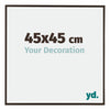 Evry Plastic Photo Frame 45x45cm Anthracite Front Size | Yourdecoration.co.uk