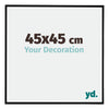 Evry Plastic Photo Frame 45x45cm Black Matt Front Size | Yourdecoration.co.uk