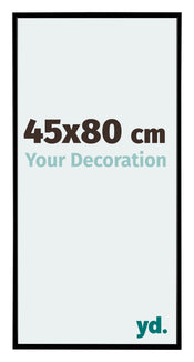 Evry Plastic Photo Frame 45x80cm Black Matt Front Size | Yourdecoration.co.uk