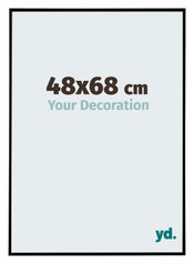 Evry Plastic Photo Frame 48x68cm Black Matt Front Size | Yourdecoration.co.uk