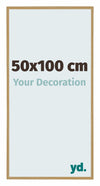 Evry Plastic Photo Frame 50x100cm Beech Light Front Size | Yourdecoration.co.uk