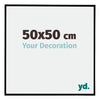 Evry Plastic Photo Frame 50x50cm Black Matt Front Size | Yourdecoration.co.uk