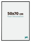 Evry Plastic Photo Frame 50x70cm Black Matt Front Size | Yourdecoration.co.uk