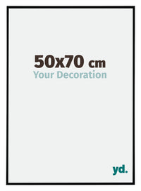 Evry Plastic Photo Frame 50x70cm Black Matt Front Size | Yourdecoration.co.uk