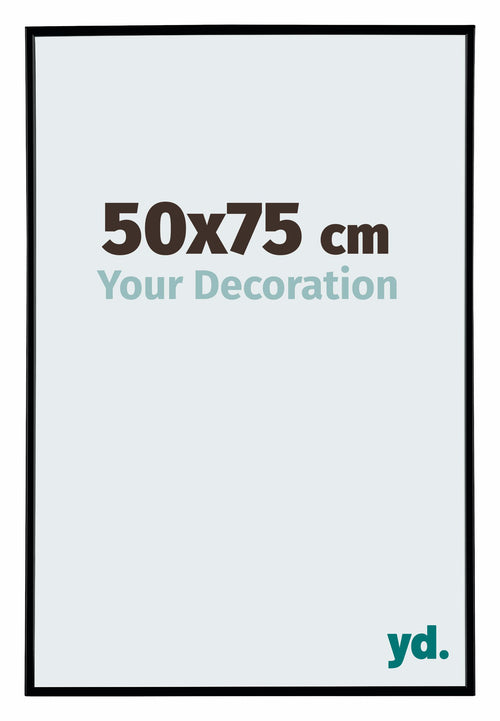 Evry Plastic Photo Frame 50x75cm Black Matt Front Size | Yourdecoration.co.uk