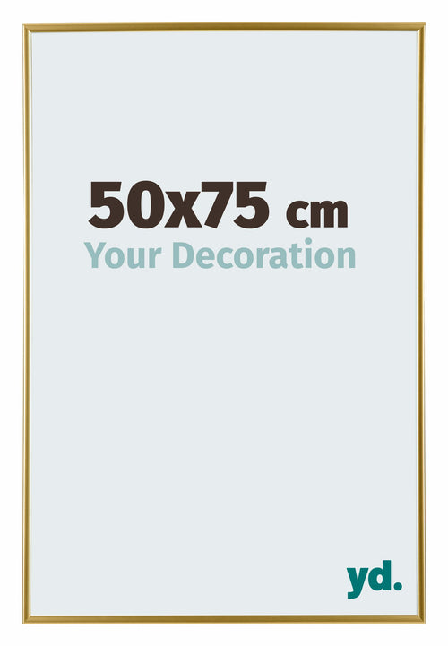 Evry Plastic Photo Frame 50x75cm Gold Front Size | Yourdecoration.co.uk