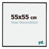 Evry Plastic Photo Frame 55x55cm Black High Gloss Front Size | Yourdecoration.co.uk
